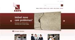 Desktop Screenshot of ebpa.com.br